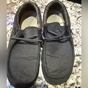 Hey Dude Boys Black Casual Shoes